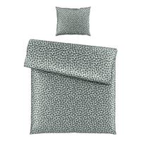 BETTWÄSCHESET DOODLE DOTS - Weiss/Jadegrün, Konventionell, Textil (160/210cm) - Modern Living