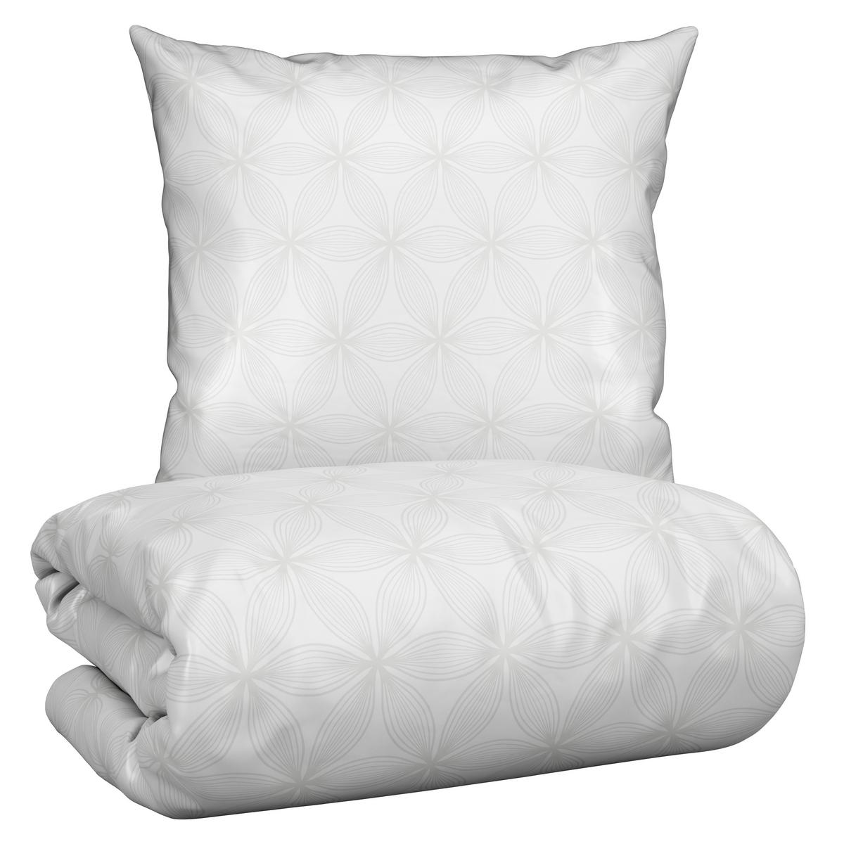 Bettwäsche Alex Design ca. 135x200cm - Weiß, MODERN, Textil (135/200cm) - Premium Living