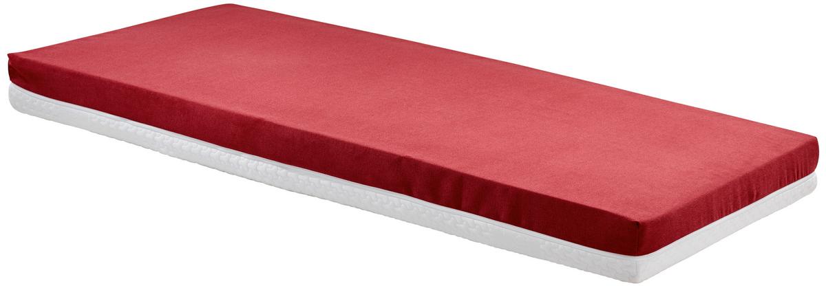 Madrac S Džep. Opruž. Jezgrom Enjoy - Mia - bijela/crvena, tekstil (90/200cm) - Primatex