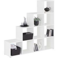 Polica Pisa 4 - bijela, Moderno, drvni materijal (149/148/35cm) - Modern Living