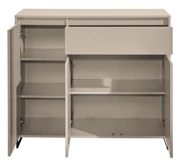 Comodă COLOGNE - cașmir, Design, material pe bază de lemn (118/103/38cm) - Modern Living