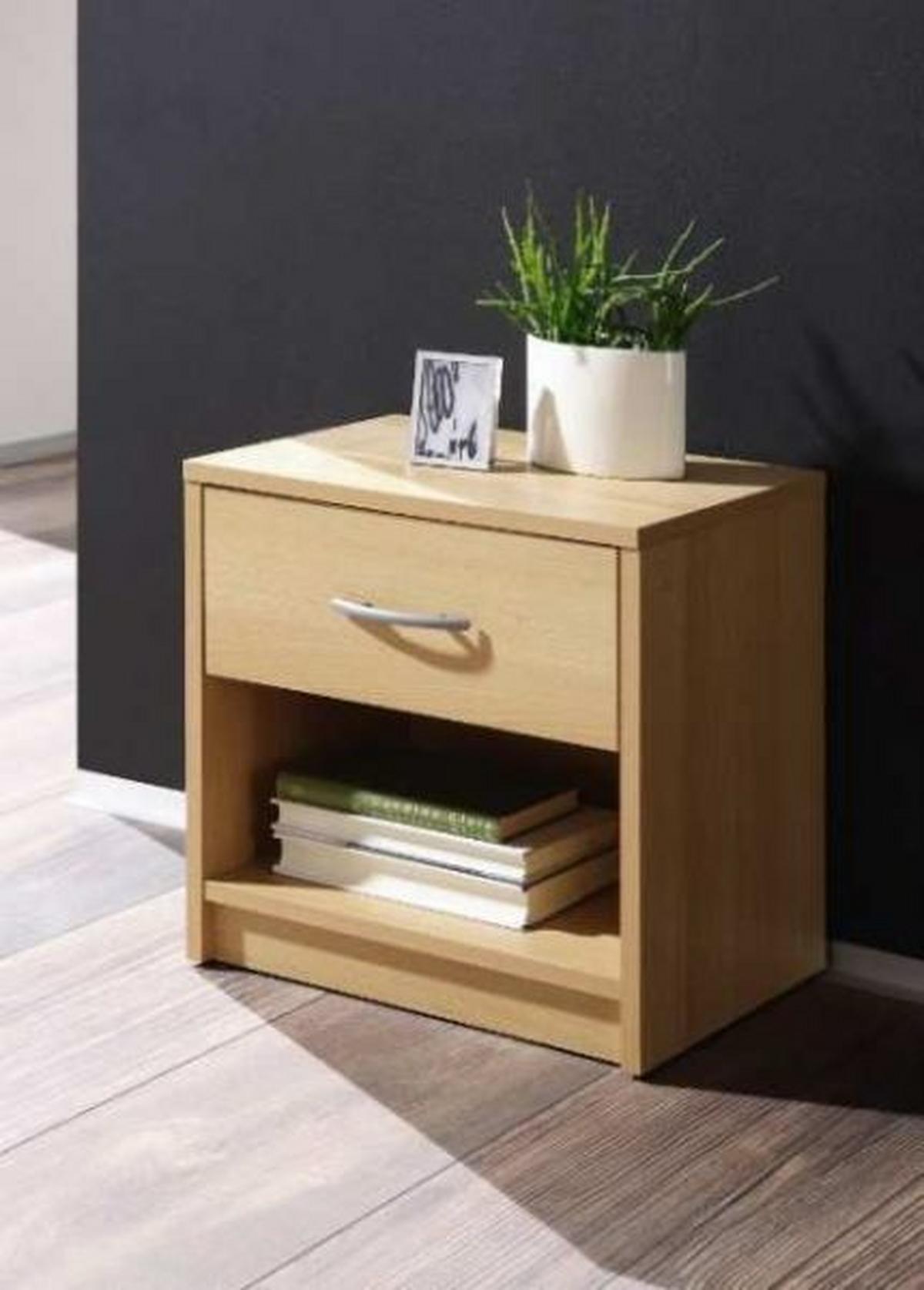 Noptieră Pepe - culoare lemn fag, material pe bază de lemn (39/41/28cm) - Best Price