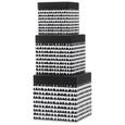Cutie Pentru Cadouri Square - alb/negru, Modern, carton/hârtie (10/10/10cm) - modern living Cutie Pentru Cadouri Square - alb/negru, Modern, carton/hârtie (10/10/10cm) - modern living