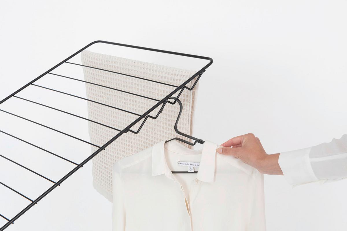 SUSZARKA STOJĄCA 403460 - czarny, Basics, metal (59.2/98.4/5cm) - Brabantia