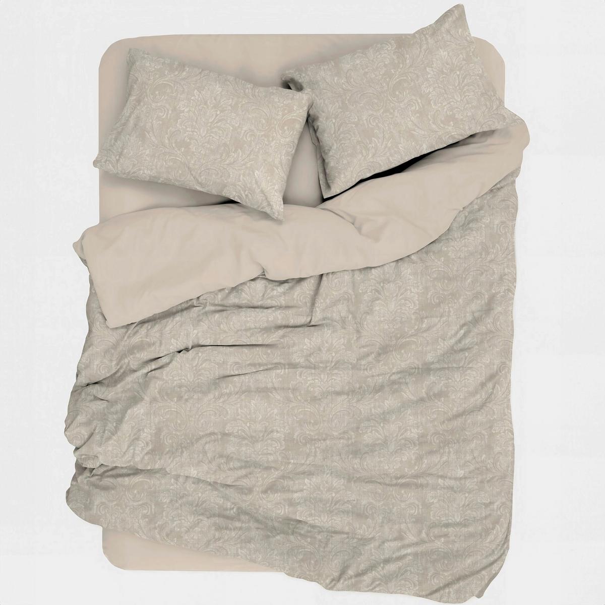 POŚCIEL OWEN KOMBIN - BEIGE - beżowy, Basics, tkanina (135/200cm)