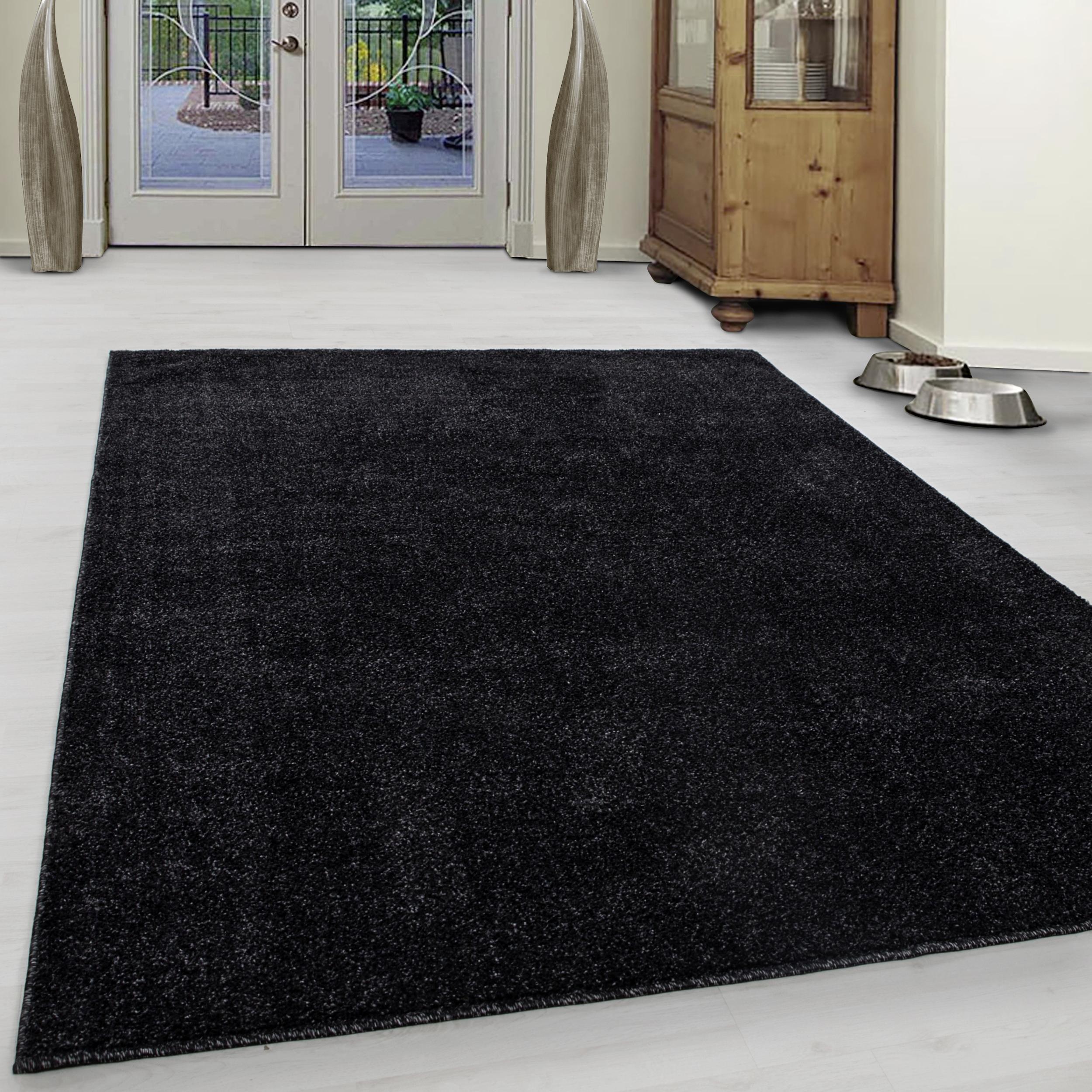 Hochflorteppich Ata 7000 Anthrazit ca. 160x230cm - Anthrazit, Design, Textil (160/230cm) - Novel