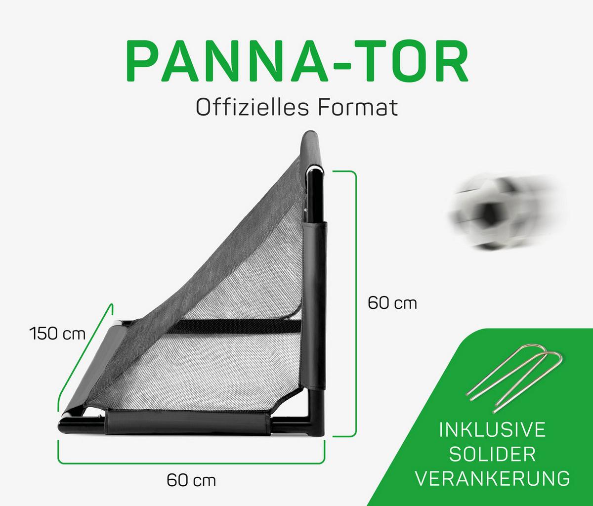 FUßBALLTOR SALTA TECHNIQ - Schwarz, KONVENTIONELL, Metall (150/60/60cm) - Salta
