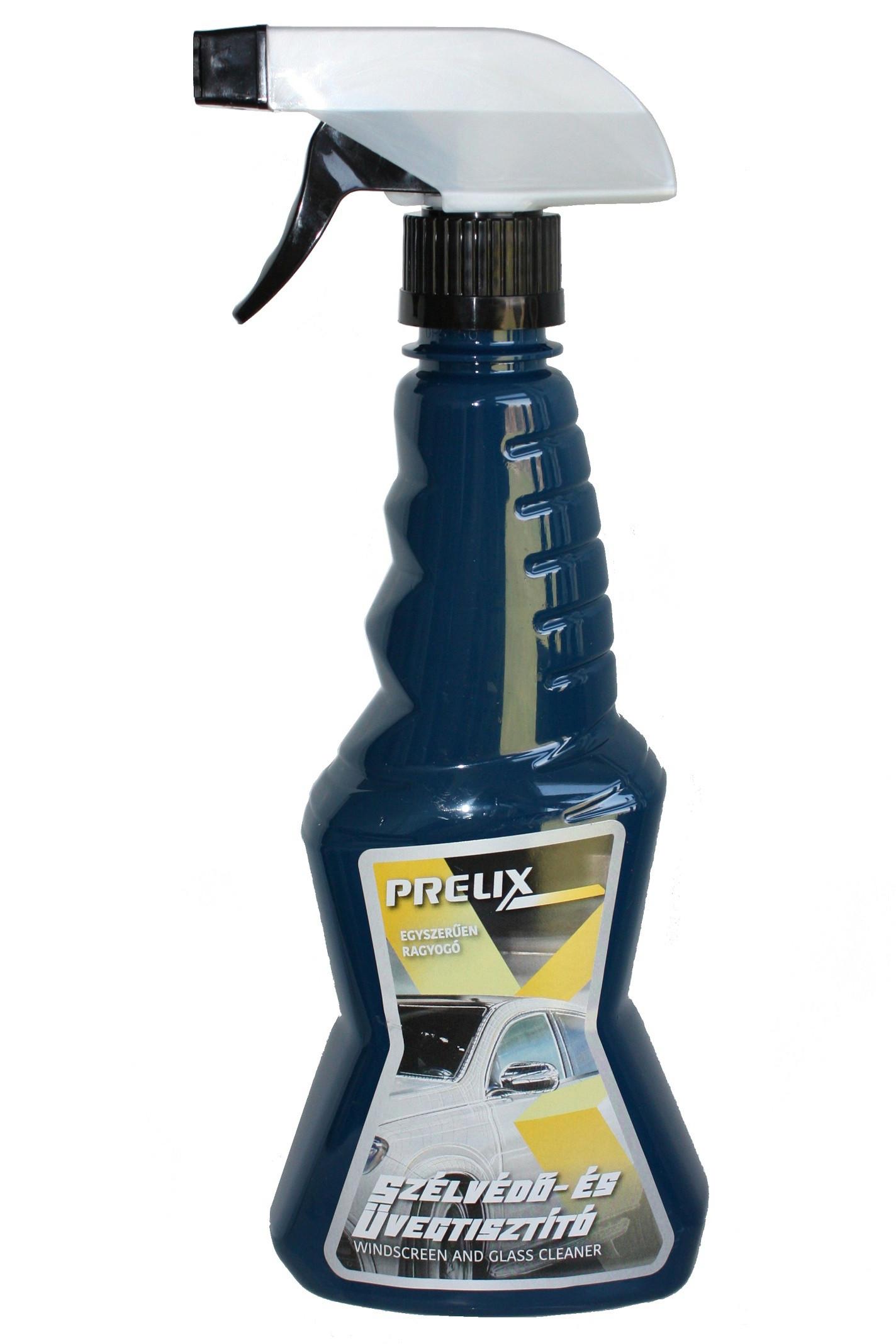 Szélvédő/üvegtisztító Prelix 500ml - sötétkék, Basics, műanyag