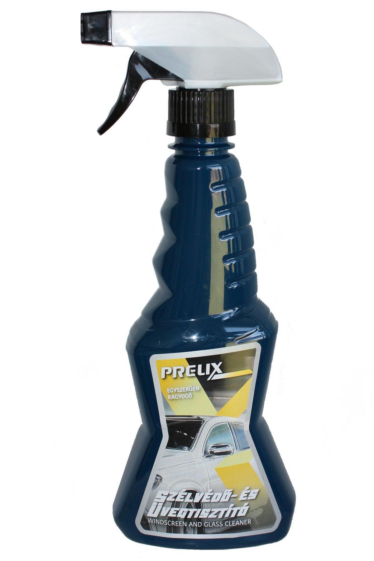 Szélvédő/üvegtisztító Prelix 500ml - sötétkék, Basics, műanyag