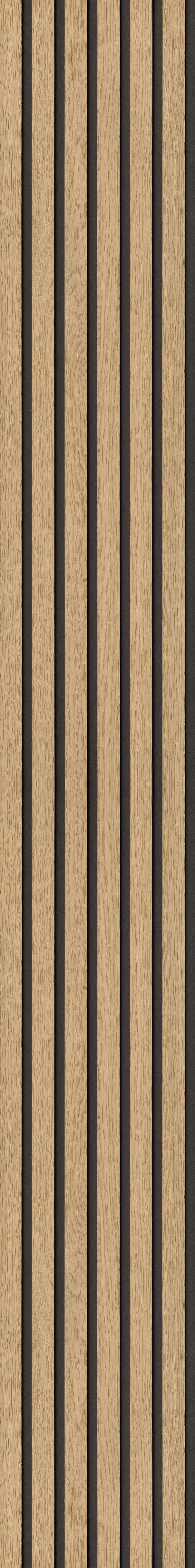 Akustikpaneel Eichefarben - Hellbraun, KONVENTIONELL, Holz/Holzwerkstoff (250/30/0.61cm) - Novel
