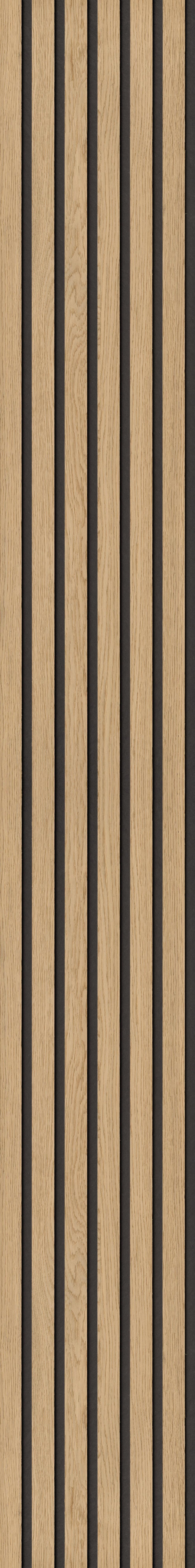 Akustikpaneel Eichefarben - Hellbraun, KONVENTIONELL, Holz/Holzwerkstoff (250/30/0.61cm) - Novel