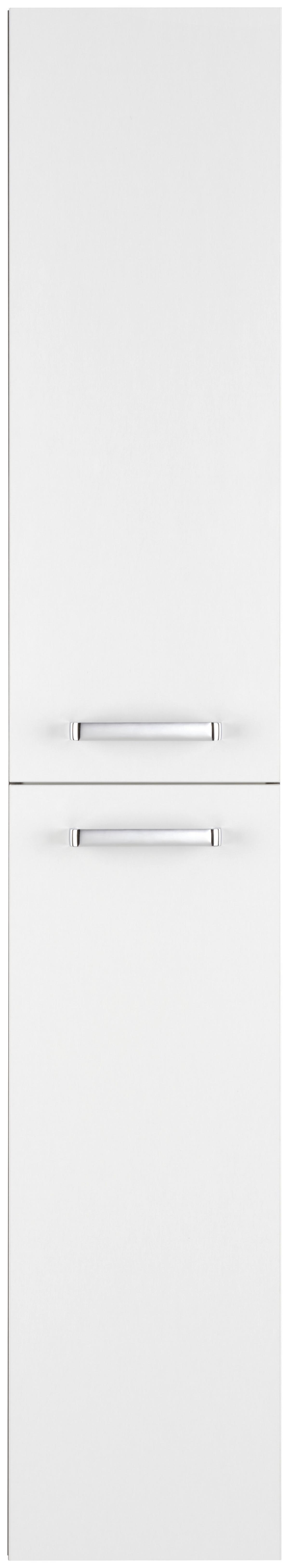 Dulap înalt Carin - alb/gri închis, Modern, material pe bază de lemn (30/168/32,6cm) - Mömax