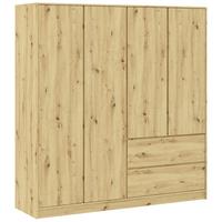 Kleiderschrank Basit Eiche Artisan - Eiche Artisan, KONVENTIONELL, Holzwerkstoff (195/206/57cm) - Mömax