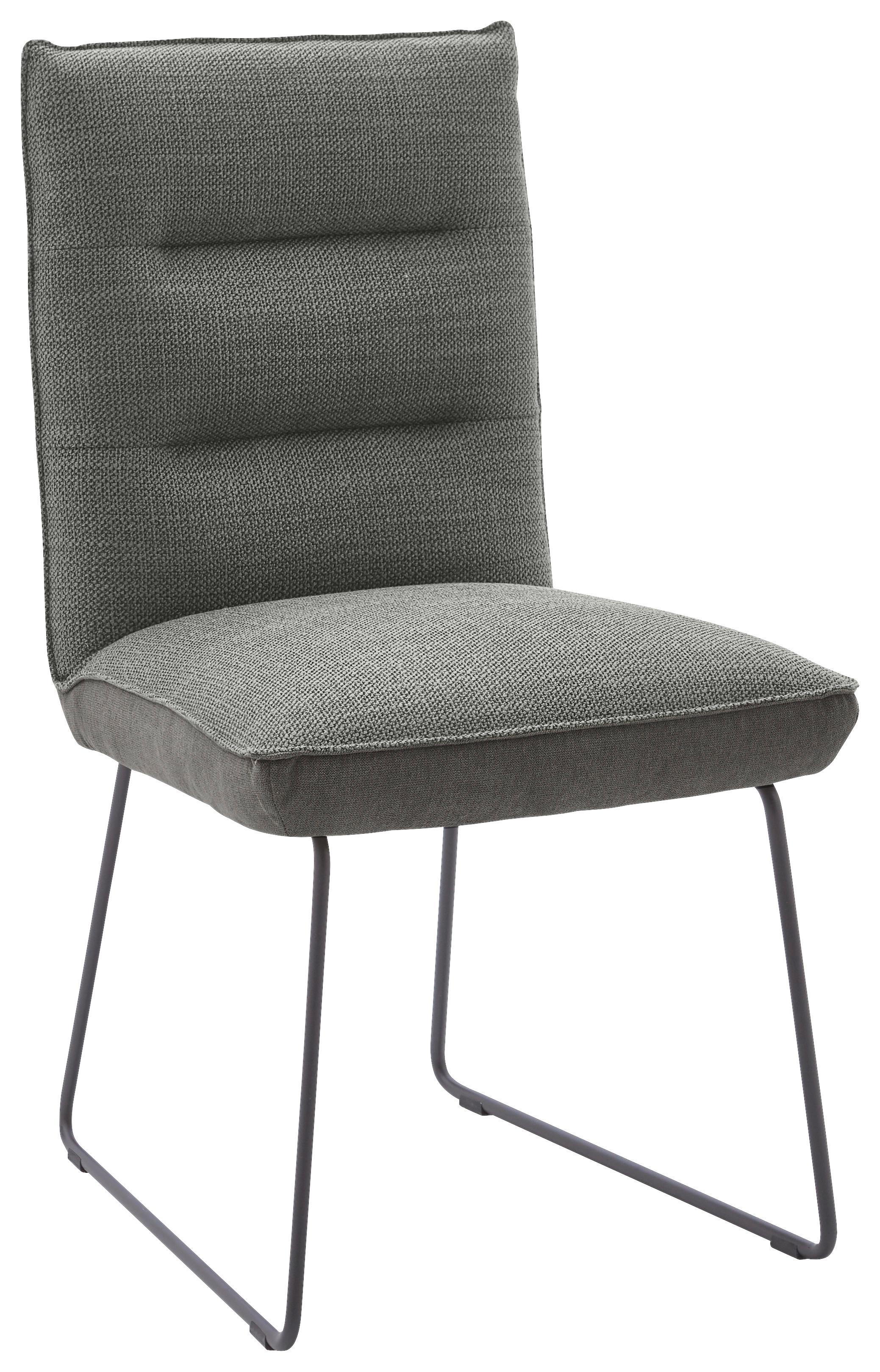 KRZESŁO ABANO - czarny/ciemnoszary, Design, metal/tkanina (49/93/59cm) - Dieter Knoll