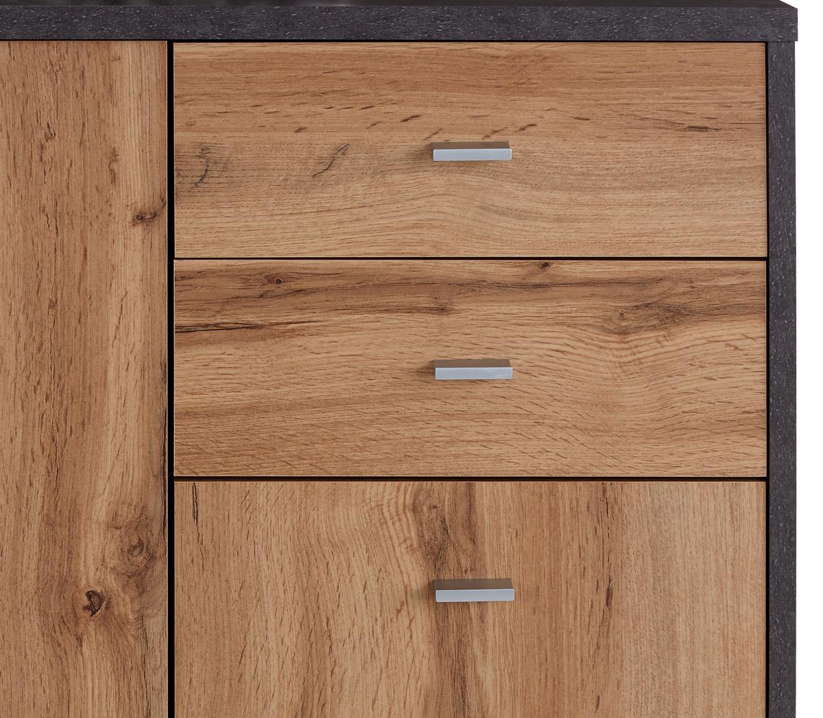 Komoda 4-You Yuk04 - barve hrasta, Moderno, leseni material (74/85,4/34,6cm) - Mömax