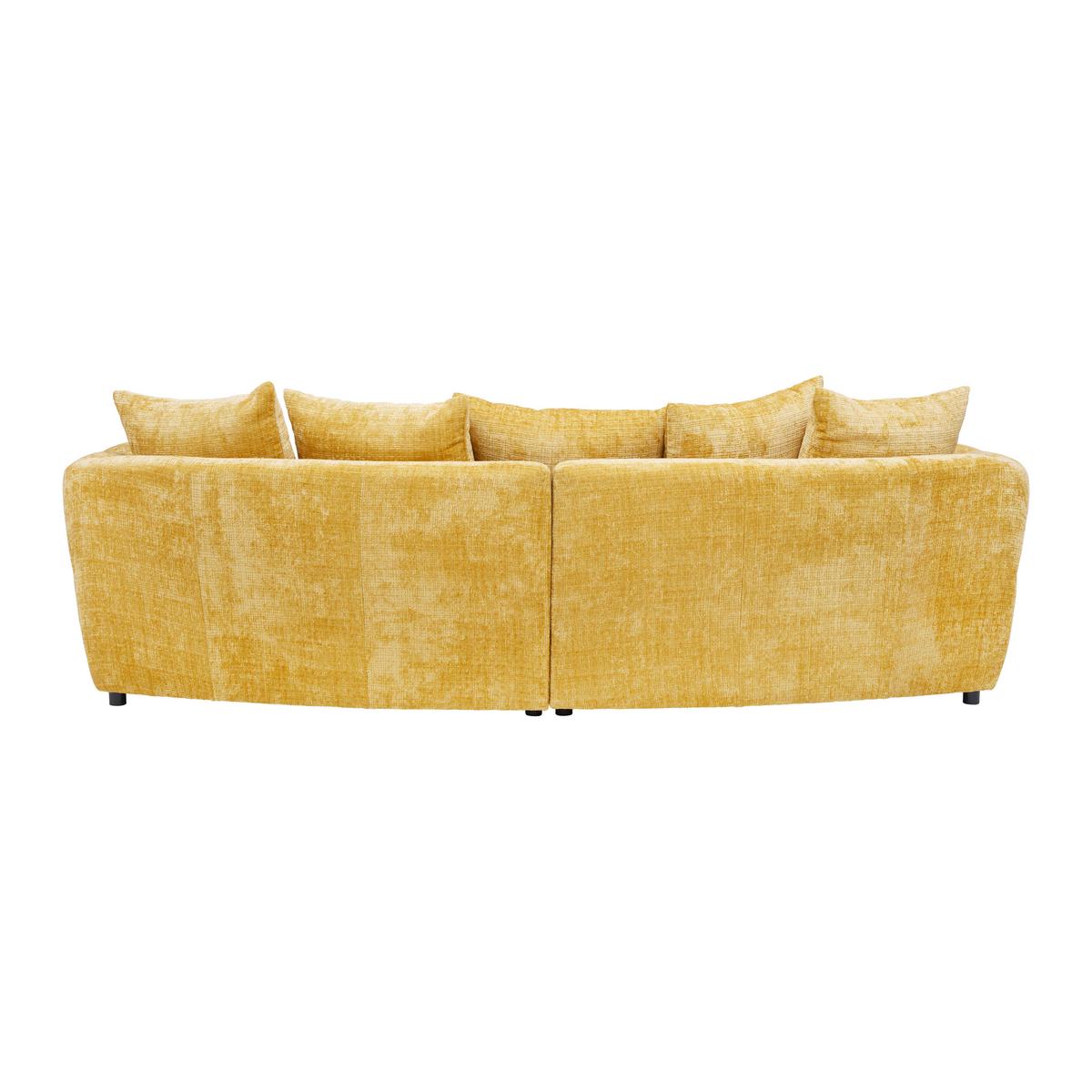 Mega Sofa Bonelli - žuta/crna, Moderno, tekstil/plastika (280/74cm) - Mömax