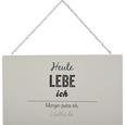 Dekoschild Reimi Grau/Dunkelbraun - Dunkelbraun/Grau, Holzwerkstoff/Metall (23,2/13,5/0,5cm) - Mömax modern living Dekoschild Reimi Grau/Dunkelbraun - Dunkelbraun/Grau, Holzwerkstoff/Metall (23,2/13,5/0,5cm) - Mömax modern living