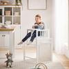 COMBINATIE-KINDERSTOEL WIKI - WEISS - Wit/Beukenhoutkleuren, Hout (46/93/46cm)