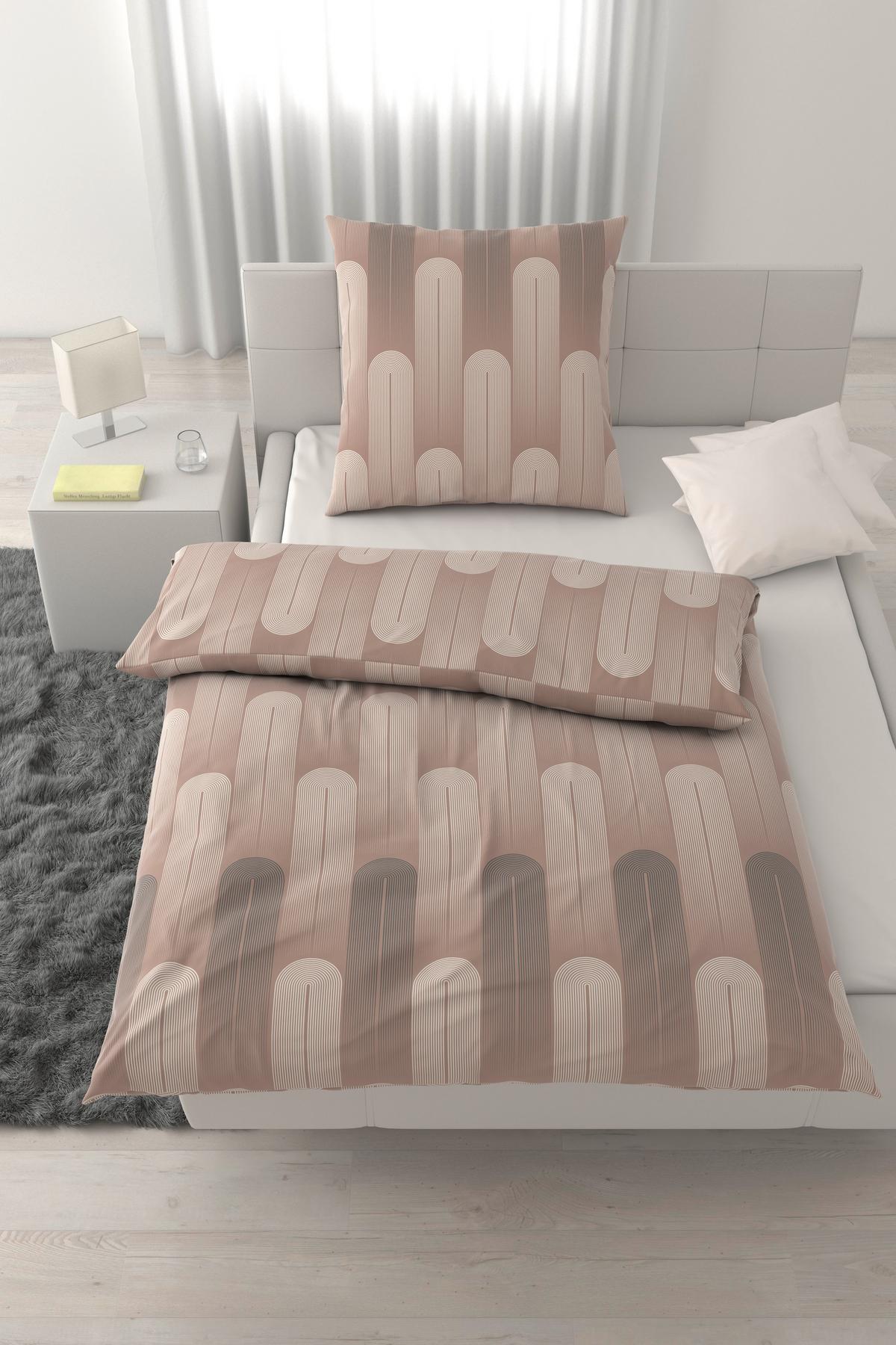 Bettwäsche Veix Beige ca. 135x200cm - Beige, Textil (135/200cm) - Mömax