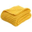Pătură Pufoasă Emily - galben, Romantik / Landhaus, textil (110/160cm) - Premium Living Pătură Pufoasă Emily - galben, Romantik / Landhaus, textil (110/160cm) - Premium Living