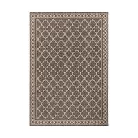 FLACHWEBETEPPICH SPLASH 300 BRAUN / CREME - Creme/Braun, Konventionell, Textil (200/290cm) - Kayoom