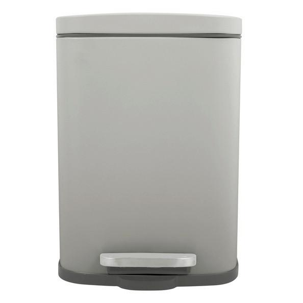 Treteimer Akira Matt-Taupe - Taupe/Schwarz, Basics, Kunststoff/Metall (28/19,3/37,9cm) - Spirella