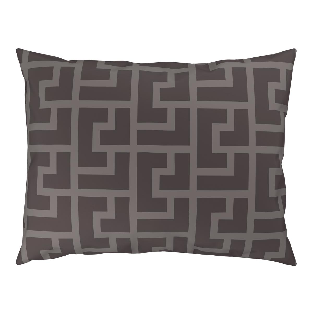 Bettwäsche Mäander XXL Graubraun ca. 200x220cm - Graubraun, ROMANTIK / LANDHAUS, Textil (200/220cm) - Mömax