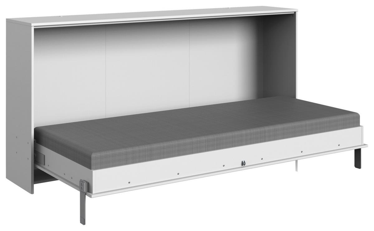 Preklopni Krevet Juist - bijela, Moderno, drvni materijal (90/200cm)