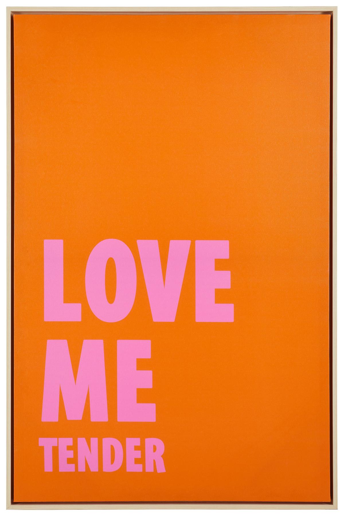 OBRAZ 2053117 - jaskrawy róż/pomarańczowy, Basics, drewno (60/90/3,6cm) - Boltze Home