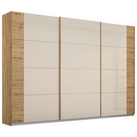 Ormar S Kliznim Vratima Artemis - hrast Artisan/boje šampanjca, Moderno, staklo/drvni materijal (271/210/62cm) - Modern Living