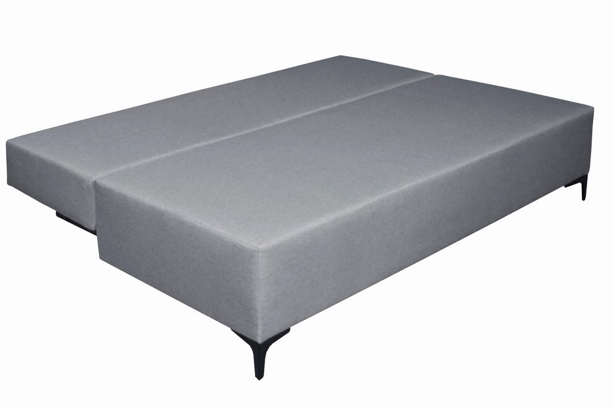 Canapea extensibila LONDON - gri deschis, Modern, lemn/metal (198/90/101cm) - Modern Living
