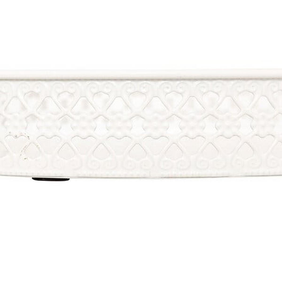 Platou Wild Romance - M - alb, Basics, metal (31,7/4,3cm)