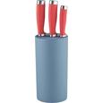 Késtartó Blokk Sara - fekete/piros, modern, műanyag (11/23cm) - MÖMAX modern living