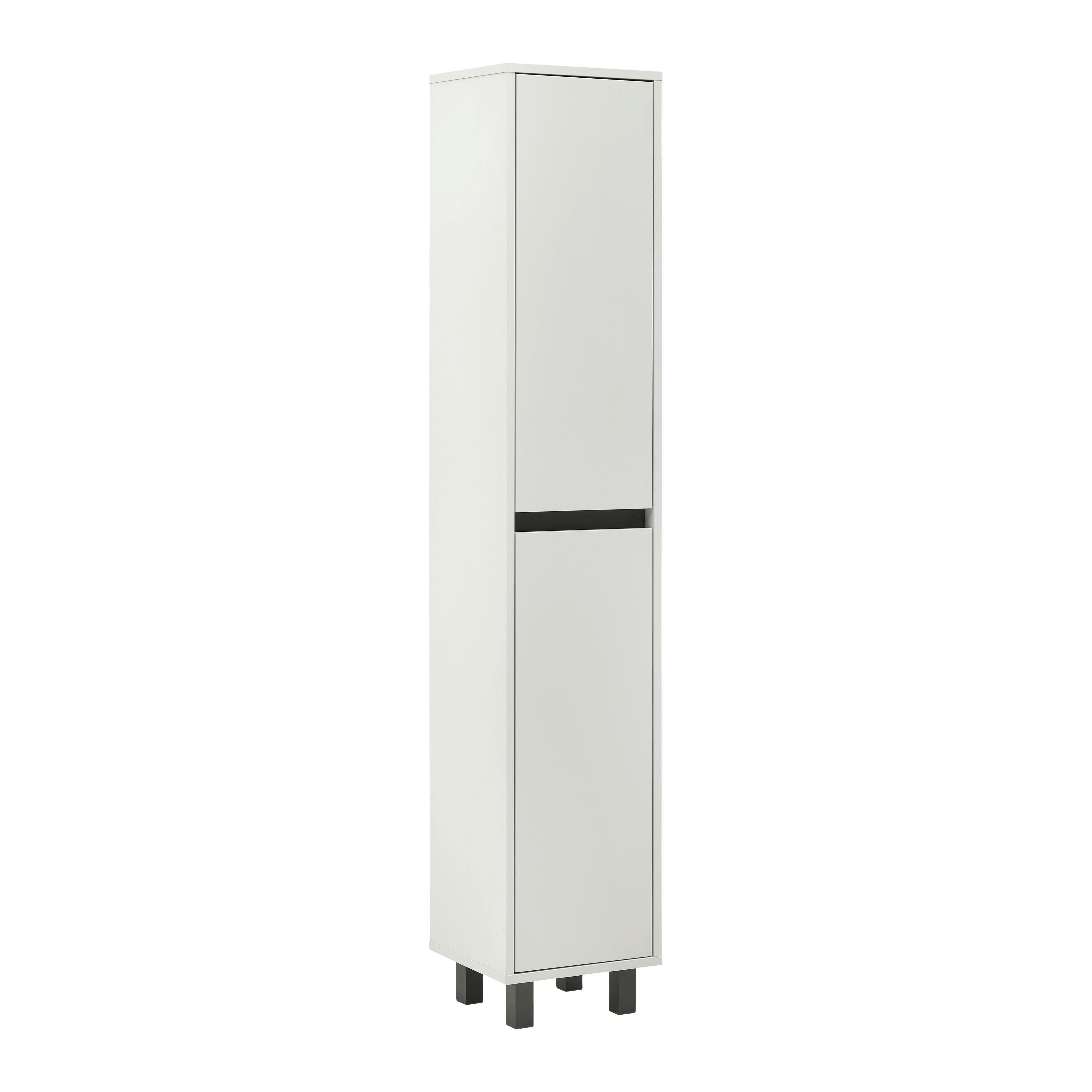 Seitenschrank Sophia Kashmirfarben - Kaschmir/Schwarz, MODERN, Holzwerkstoff (35/120/33cm) - Mömax