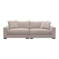 Megasofa Pedro Rosa - Rosa, MODERN, Holz/Holzwerkstoff (261/83/124cm) - Mömax