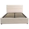 STOPPAD SÄNG SIENNA -EXKLUSIV- -BASED- - beige/svart, Lifestyle, metall/trä (140/200cm) - Based