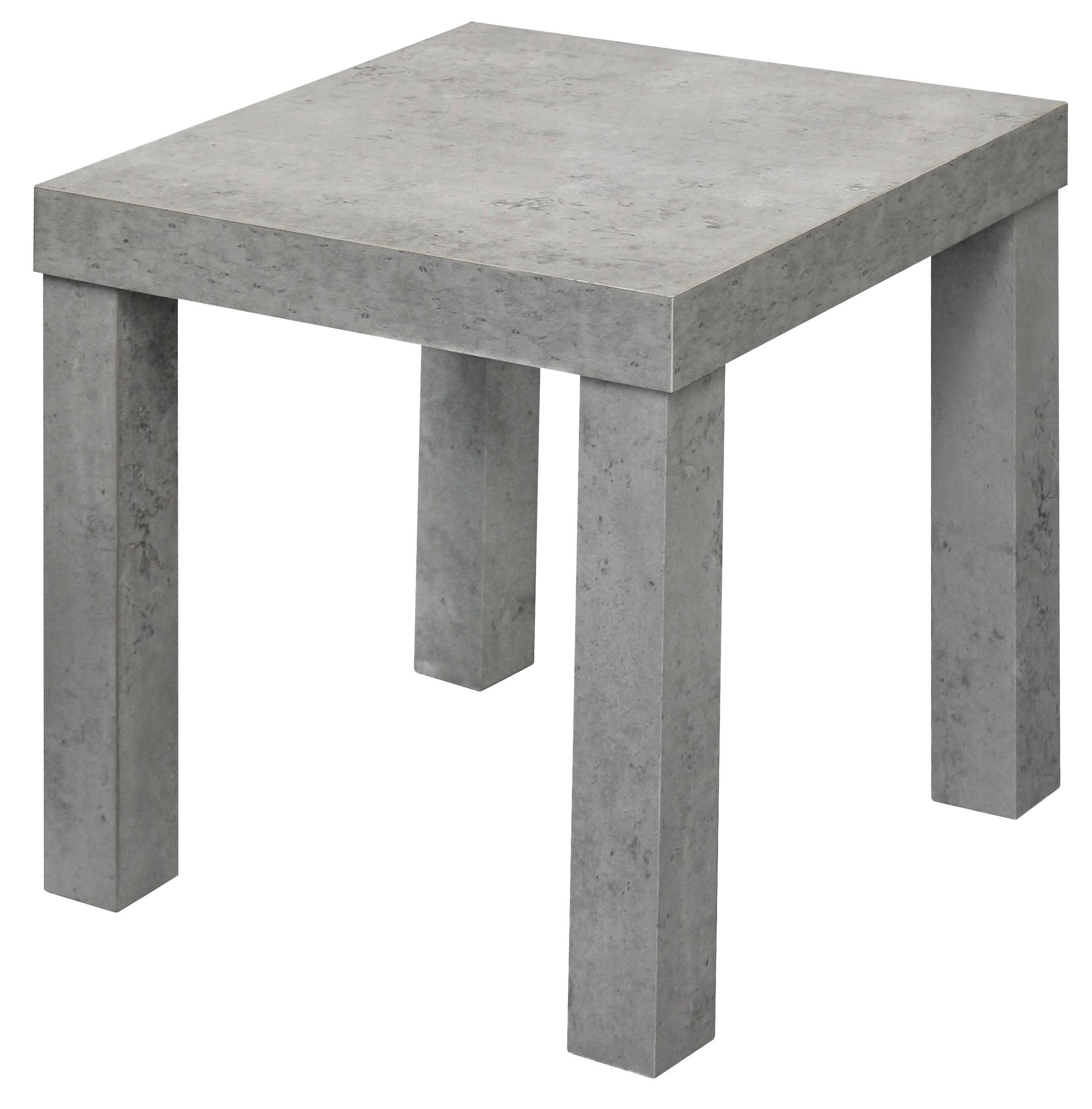 Pomoćni Stolić Normen - siva, Modern, drvni materijal (39/40/39cm) - Based