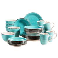 Kombiservice 931614, Laguna - Blau, Basics, Keramik (60/32/32cm) - Mäser