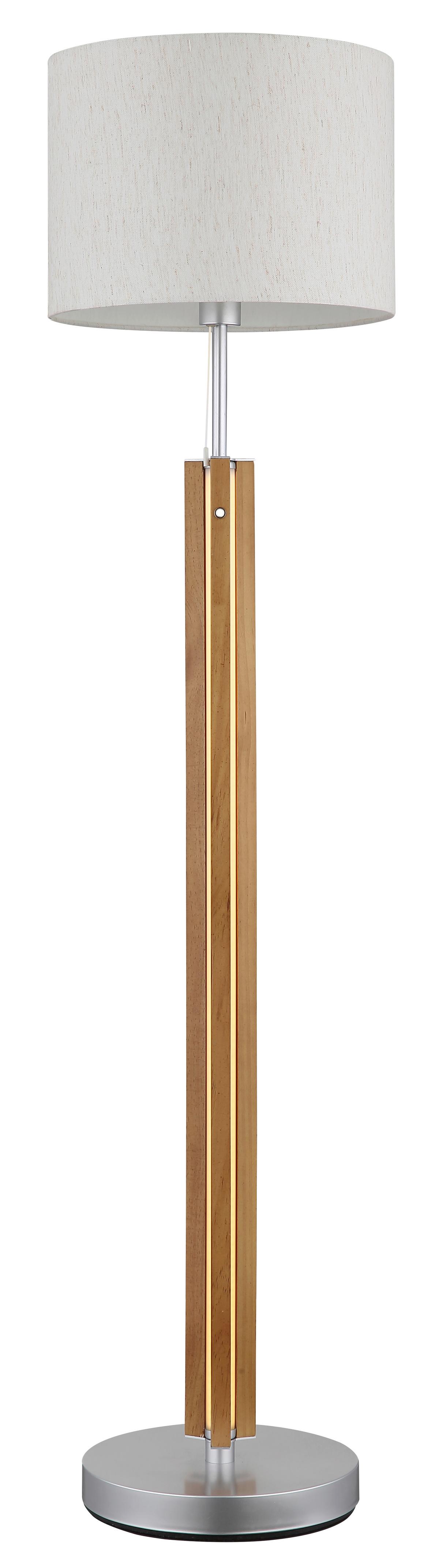 Led Állólámpa 41730246 Taugus - natúr színű/sötétbarna, Natur, műanyag/textil (35/145cm)