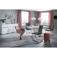 Nihajni Stol Scott - siva/bela, Moderno, kovina/tekstil (44/98/59cm) - Modern Living Nihajni Stol Scott - siva/bela, Moderno, kovina/tekstil (44/98/59cm) - Modern Living