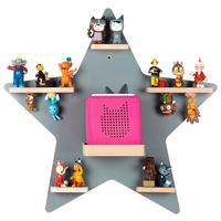 KINDERREGAL BOARTI - Grau, Modern, Holzwerkstoff (52/55/19cm) - MID.YOU