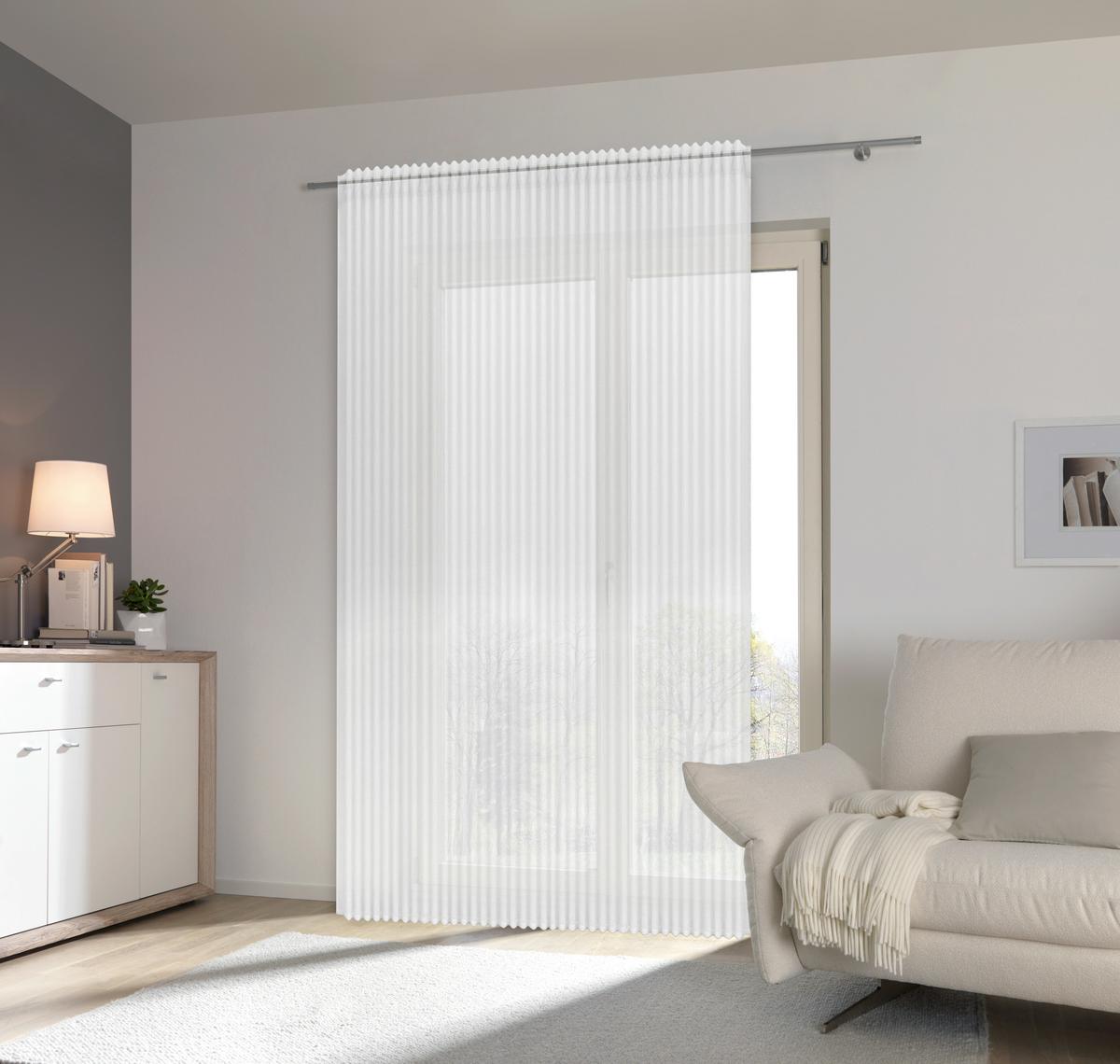 FIRANA GOTOWA MARLENE - biały, Basics, tkanina (450/245cm) - Esposa