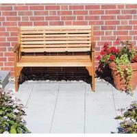 Gartenbank Akazie massiv geölt 508761 - Akaziefarben, MODERN, Holz (120/90/59,5cm) - Siena Garden