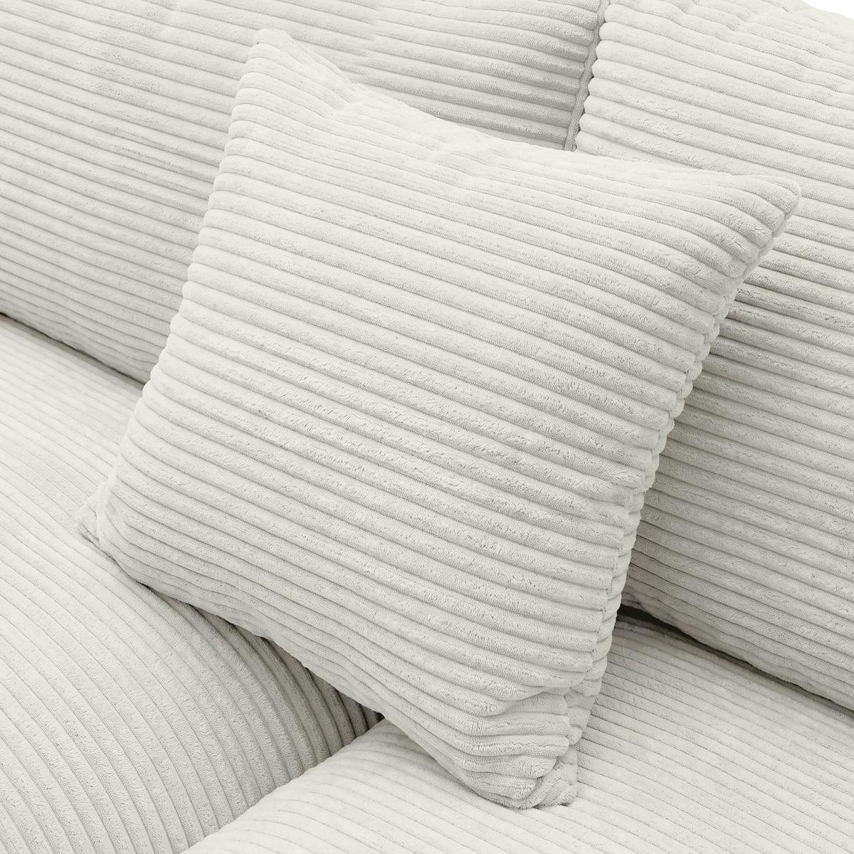 Ecksofa Pedro Beige - Beige/Schwarz, MODERN, Kunststoff/Textil (190/300cm) - Mömax
