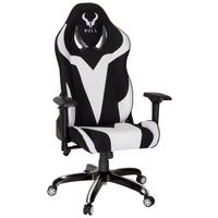 Gaming Stol Promoter Ii, Črna, Bela - črna/bela, Moderno, umetna masa/tekstil (74/133/67cm) - MID.YOU