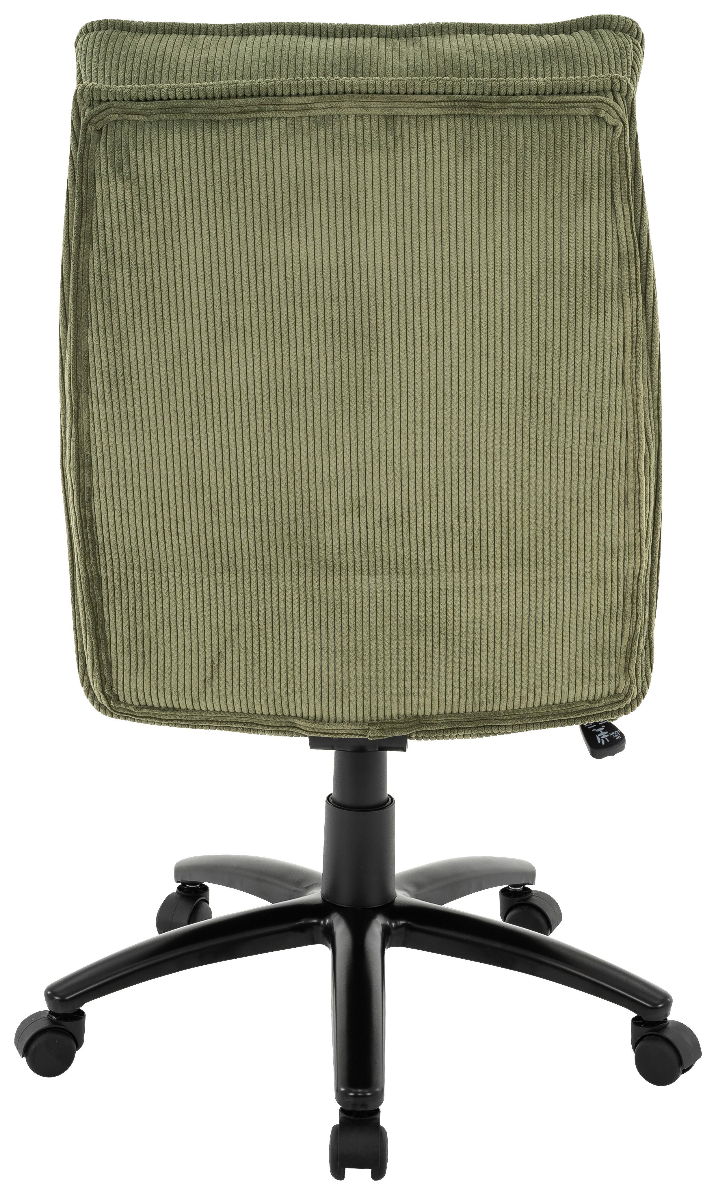 SNURRSTOL BRONX -EXKLUSIV- - grön/svart, Modern, metall/textil (53/99-109/67cm) - Mömax
