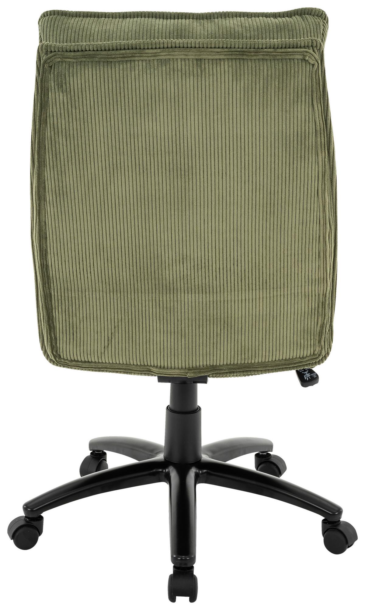 Drehstuhl Bronx Grün/Schwarz - Schwarz/Grün, MODERN, Kunststoff/Textil (53/99-109/67cm) - Mömax