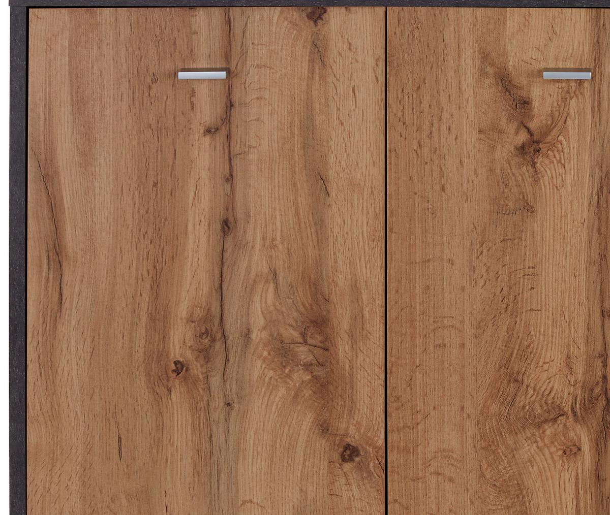 Komoda 4-You Yuk09 - barve hrasta, Moderno, leseni material (109.1/111.4/34,6cm) - Mömax