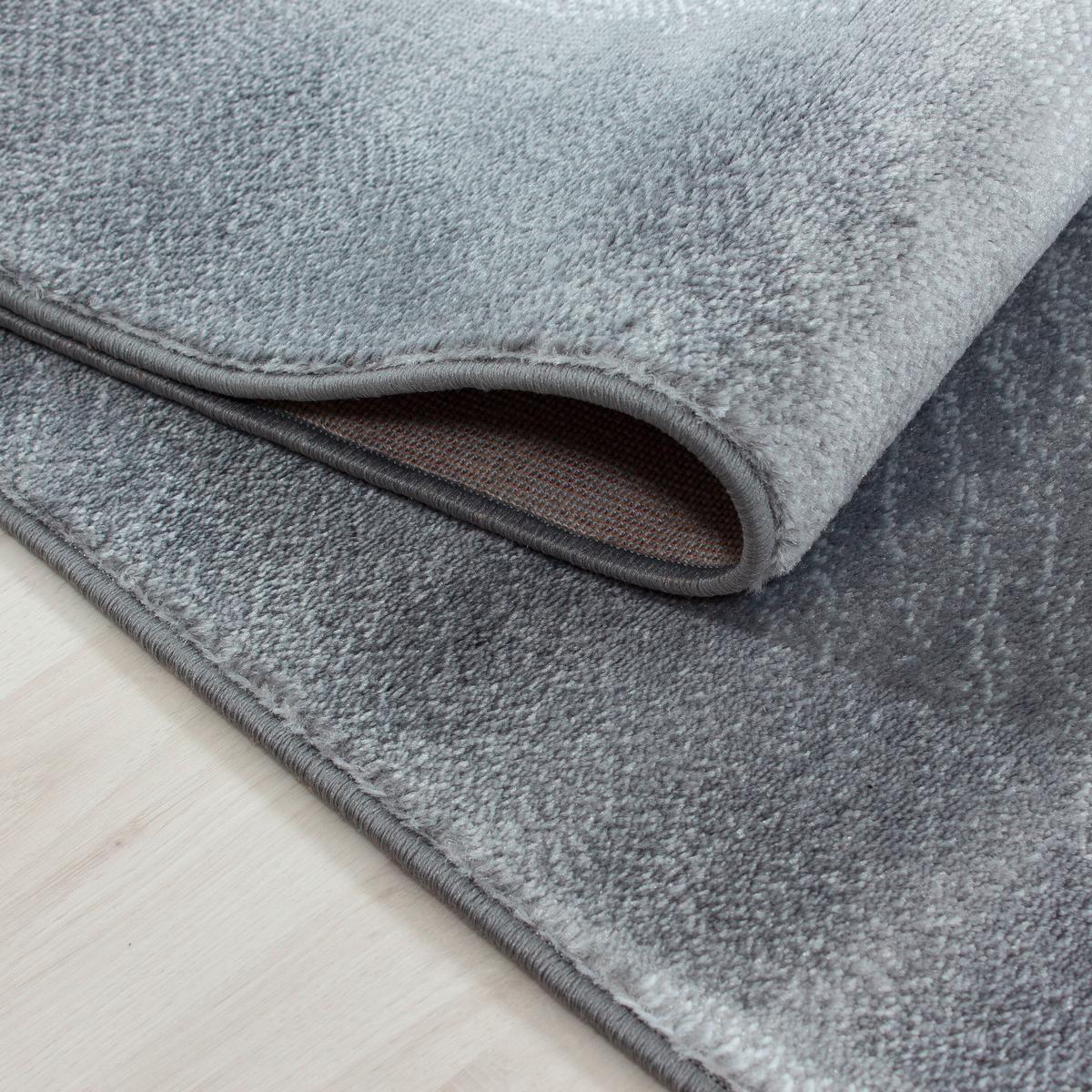 Flachwebeteppich Parma Schwarz ca. 140x200cm - Schwarz, Design, Textil (140/200cm) - Novel