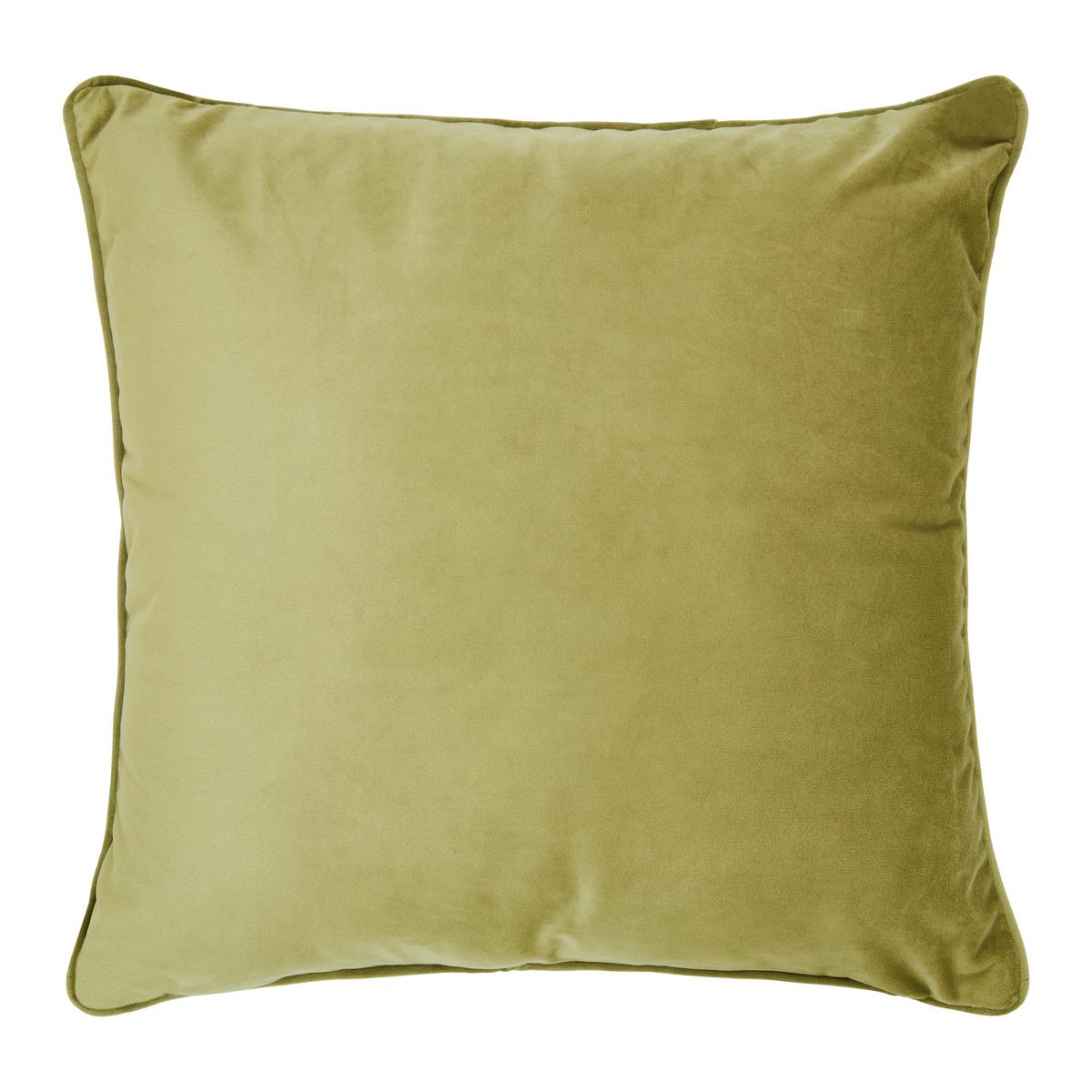 Zierkissen Viola Olivgrün ca. 45x45cm - Olivgrün, Konventionell (45/45cm) - Premium Living